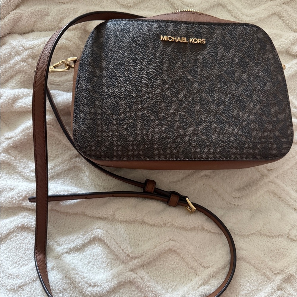 Michael Kors Dark Brown Crossbody Bag